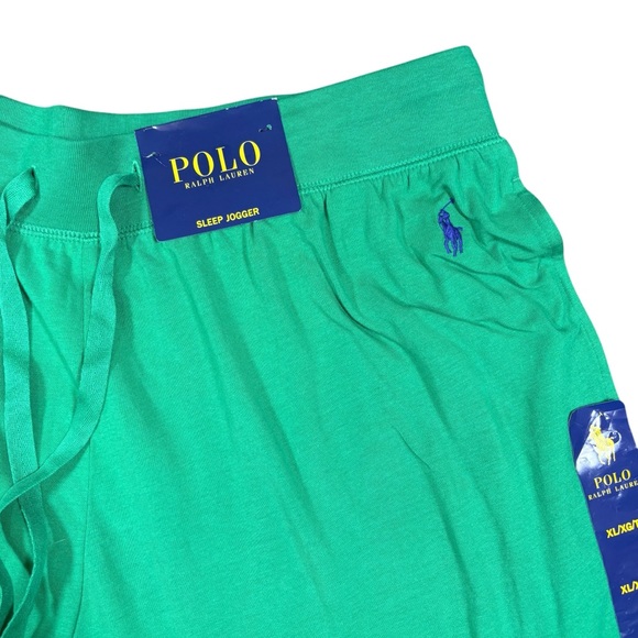 Polo Ralph Lauren Sleep Jogger Green Logo Lounge Pants XL NWT - Picture 5 of 9